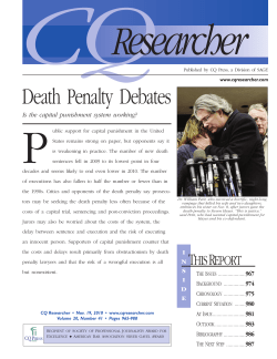 CQR Death Penalty Debates - UNC