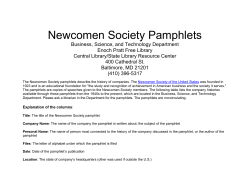 Newcomen Society pamphlets (PDF list) (PDF File)