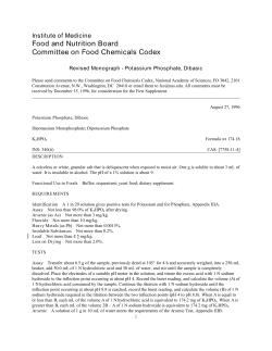 Potassium Phosphate, dibasic - The National Academies Press