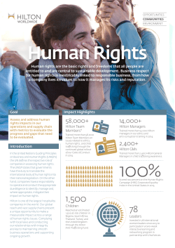 Human Rights - Hilton Worldwide