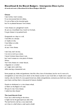 Interspecies Disco Lyrics - Biscuithead and the Biscuit Badgers