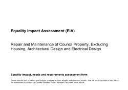 Equality Impact Assessment