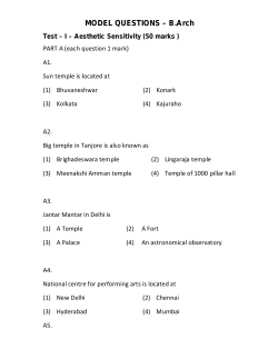 aesthetic sensitivity test