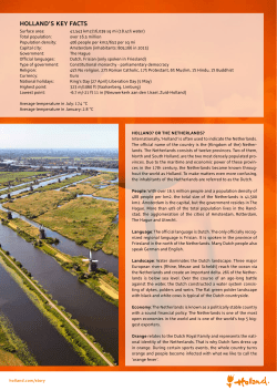 Holland or The Netherlands - IDF World Dairy Summit 2016