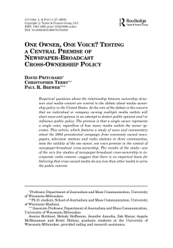 one owner, one voice? testing a central premise of