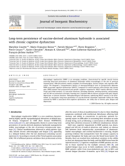 Long-term persistence of vaccine-derived aluminum hydroxide is