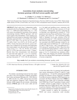 Association of pro-melanin concentrating hormone genotype with