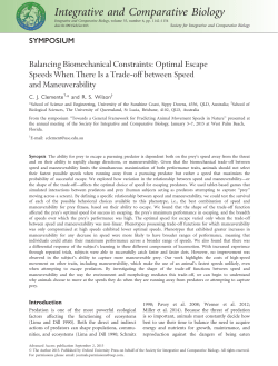 Balancing Biomechanical Constraints: Optimal Escape Speeds