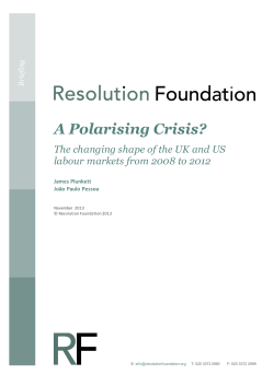 A Polarising Crisis? - Resolution Foundation