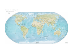 Physical Map of the World, August 2013