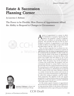 How Powers of Appointment Afford the Ability to Respond to Changes