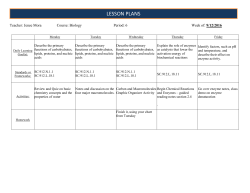 lesson Plans - Lemon Bay High School