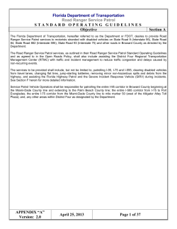 Florida Department of Transportation Road Ranger