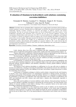 Evaluation of titanium in hydrochloric acid solutions containing