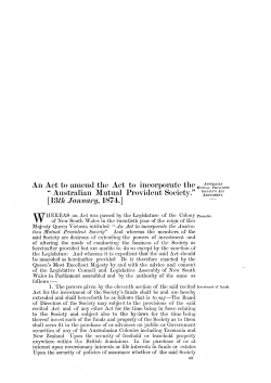 Australian Mutual Provident Society.