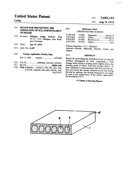 Means for preventing the formation of ice, particularly on roads