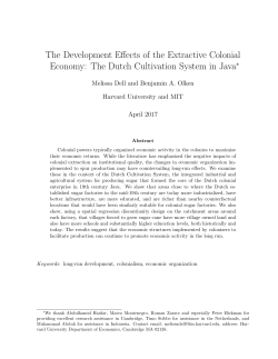 The Development Effects of the Extractive Colonial Economy: The