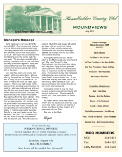 Moundbuilders Country Club MOUNDVIEWS Wayne