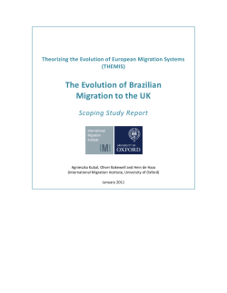 The Evolution of Brazilian Migration to the UK