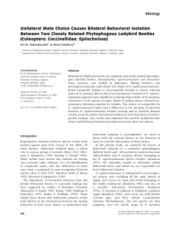 Unilateral Mate Choice Causes Bilateral Behavioral Isolation