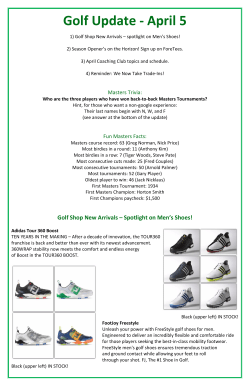 Golf Update - April 5 - Awbrey Glen Golf Club