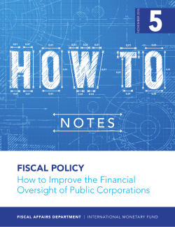 How to Improve the Financial Oversight of Public Corporations