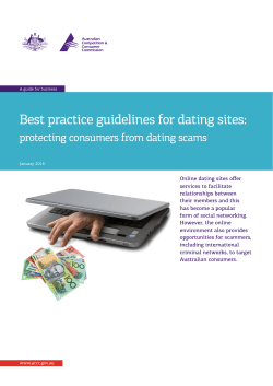 protecting consumers from dating scams