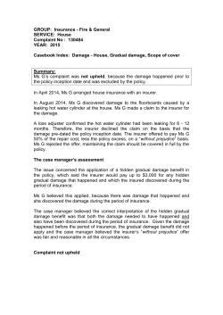 leaking hot water cylinder