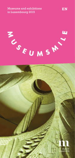 museumsmile 2015 en - Musée Dräi Eechelen