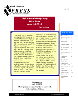 July 2010 - Columbia Ski Club