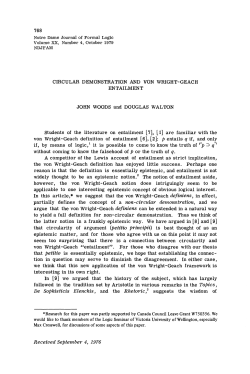 CIRCULAR DEMONSTRATION AND VON