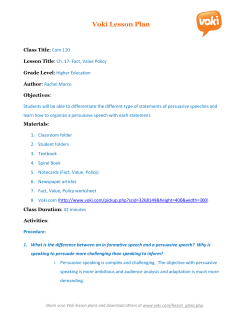 Voki Lesson Plan