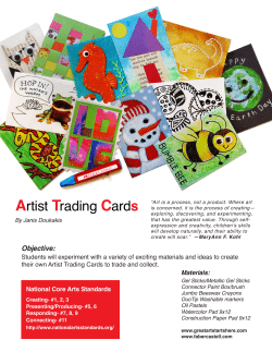 Artist Trading Cards - Faber