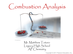 Combustion Analysis