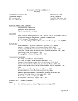 Page 1 of 10 CURRICULUM VITAE OF ANATOLE MORI (9/1/2016