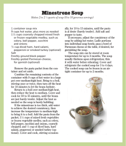 Minestrone Soup - Washington Post
