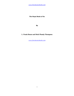 The Royal Book of Oz - Freeclassicebooks.com