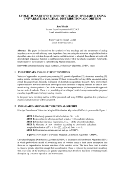 evolutionary synthesis of chaotic dynamics using univariate