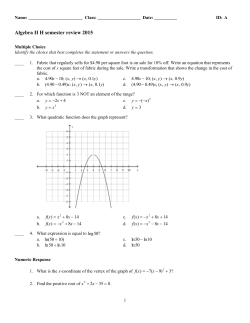 ExamView - semester exam review.tst