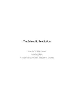 The Scientific Revolution