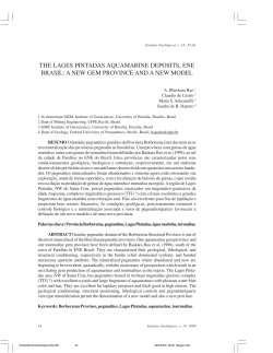the lages pintadas aquamarine deposits, ene brasil: a new gem