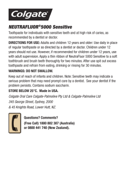 NEUTRAFLUOR&reg;5000 Sensitive