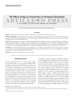 article in press - Turkish Journal of Psychiatry