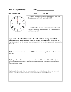 Intro to Trigonometry
