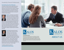 A New and Intelligent Approach to Investing