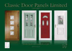 The Continental Range - WJ Richardson Glazing Ltd