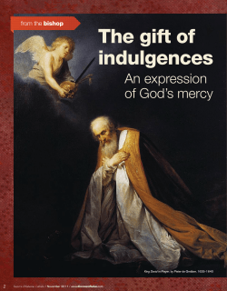 The gift of indulgences