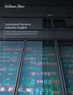 Investment Services Industry Insights