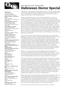 Halloween Horror Special