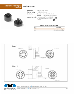 GB/TB Series - Allied Electronics